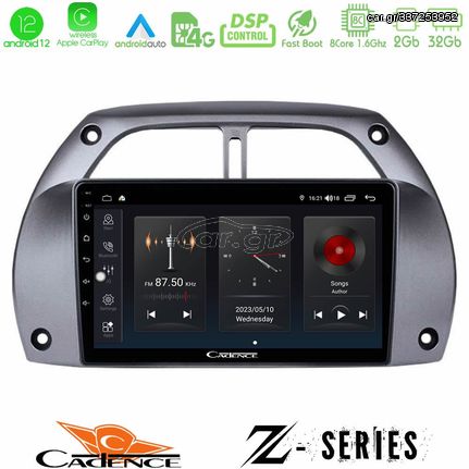 MEGASOUND - Cadence Z Series Toyota RAV4 2001 - 2006 8core Android12 2+32GB Navigation Multimedia Tablet 9"