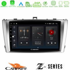 MEGASOUND - Cadence Z Series Toyota Avensis T27 8core Android12 2+32GB Navigation Multimedia Tablet 9"