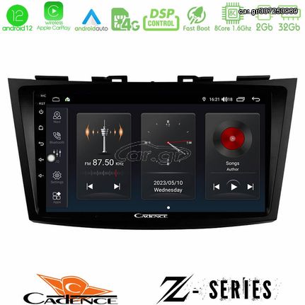 MEGASOUND - Cadence Z Series Suzuki Swift 2011-2016 8core Android12 2+32GB Navigation Multimedia Tablet 9"