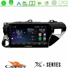 MEGASOUND - Cadence X Series Toyota Hilux 2017-2021 8core Android12 4+64GB Navigation Multimedia Tablet 10"