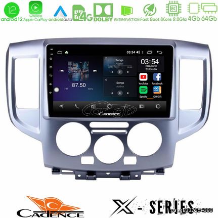 MEGASOUND - Cadence X Series Nissan NV200 8core Android12 4+64GB Navigation Multimedia Tablet 9"