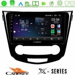 MEGASOUND - Cadence X Series Nissan Qashqai J11 (Manual A/C) 8core Android12 4+64GB Navigation Multimedia Tablet 10"