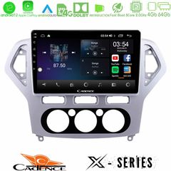 MEGASOUND - Cadence X Series Ford Mondeo 2007-2010 Manual A/C 8core Android12 4+64GB Navigation Multimedia Tablet 10"