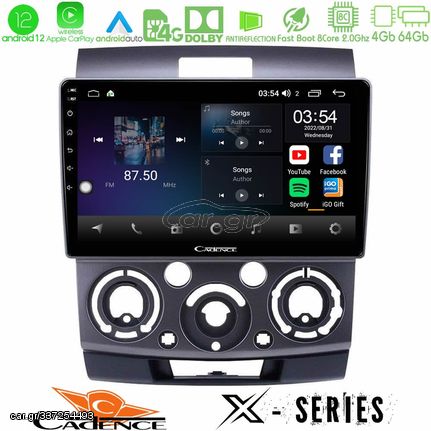 MEGASOUND - Cadence X Series Ford Ranger/Mazda BT50 8core Android12 4+64GB Navigation Multimedia Tablet 9"