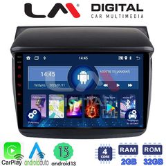 MEGASOUND - LM ZN4094 GPS Οθόνη OEM Multimedia Αυτοκινήτου για MITSUBISHI L200 2006 > 2014 (CarPlay/AndroidAuto/BT/GPS/WIFI/GPRS)