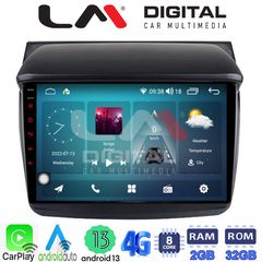 MEGASOUND - LM ZR8094 GPS Οθόνη OEM Multimedia Αυτοκινήτου για MITSUBISHI L200 2006 > 2014 (CarPlay/AndroidAuto/BT/GPS/WIFI/GPRS)