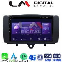 MEGASOUND - LM ZT8587 GPS Οθόνη OEM Multimedia Αυτοκινήτου για SMART ForTwo 2011> 2015 (CarPlay/AndroidAuto/BT/GPS/WIFI/GPRS)