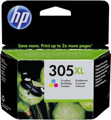 HP 305XL Colour Printer Catridge Original Αυθεντικό Μελάνι Έγχρωμο HP3M63AE