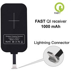 Qi Wireless Receiver/Charger Lightning Αντάπτορας Ασύρματης Φόρτισης QK4-I1