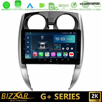 MEGASOUND - Bizzar G+ Series Nissan Note 2013-2018 8core Android12 6+128GB Navigation Multimedia Tablet 10"