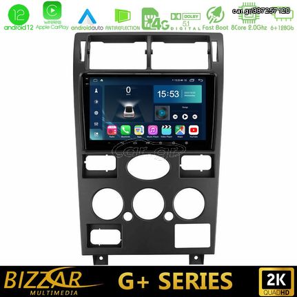 MEGASOUND - Bizzar G+ Series Ford Mondeo 2001-2004 8Core Android12 6+128GB Navigation Multimedia Tablet 9"