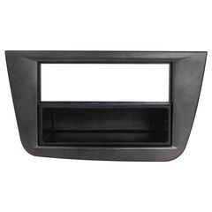 MEGASOUND - Πρόσοψη 1&2DIN με αποσπώμενη θήκη αντικειμένων για Seat Altea 2004> – Χρώμα Μαύρο
