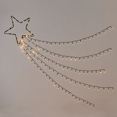 Αστέρι φωτιζόμενο με 150 LED λαμπάκια σε θερμό χρώμα φωτός με 8 λειτουργίες IP44 με 5m καλώδιο τροφοδοσίας