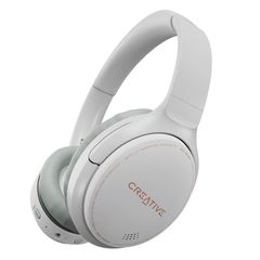 Creative - Zen Hybrid Wireless Over-ear Headphones ANC, White - Electronics