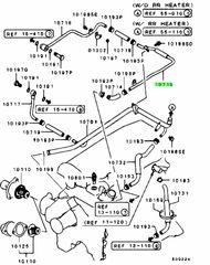 MITSUBISHI L200 '01-05/ HYUNDAI H-1/H-100 '01-05 4D56 ΣΩΛΗΝΑΣ ΝΕΡΟΥ