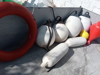 Various boat fenders and ring for sale