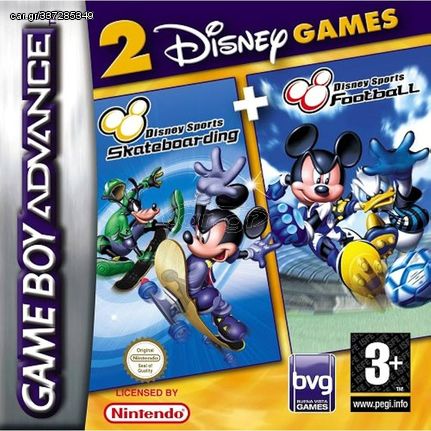 Disney Sports Skateboarding & Disney Sports Football - Nintendo GameBoy Advance