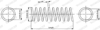 Ελατήρια ανάρτησης MONROE SP0582