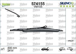 Μάκτρο καθαριστήρα VALEO 574155