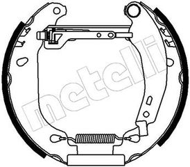 Σετ σιαγόνων φρένων METELLI 51-0017