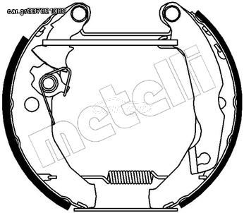 Σετ σιαγόνων φρένων METELLI 51-0046