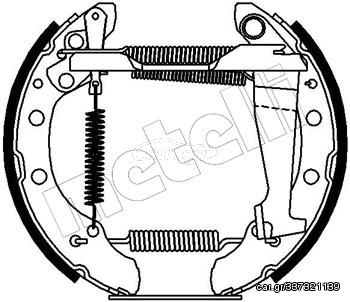 Σετ σιαγόνων φρένων METELLI 51-0109