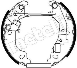 Σετ σιαγόνων φρένων METELLI 51-0146