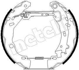 Σετ σιαγόνων φρένων METELLI 51-0189