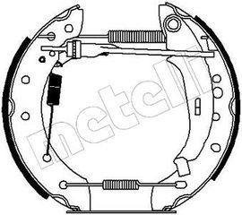 Σετ σιαγόνων φρένων METELLI 51-0193