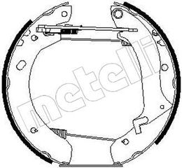 Σετ σιαγόνων φρένων METELLI 51-0195