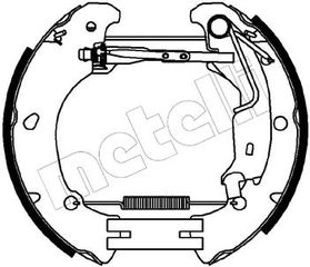 Σετ σιαγόνων φρένων METELLI 51-0218