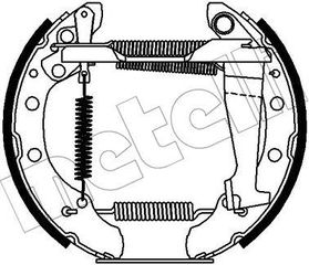 Σετ σιαγόνων φρένων METELLI 51-0390