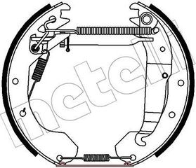 Σετ σιαγόνων φρένων METELLI 51-0443
