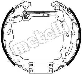 Σετ σιαγόνων φρένων METELLI 51-0488