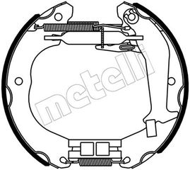 Σετ σιαγόνων φρένων METELLI 51-0533