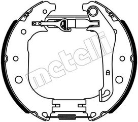 Σετ σιαγόνων φρένων METELLI 51-0534