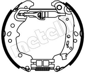 Σετ σιαγόνων φρένων METELLI 51-0545