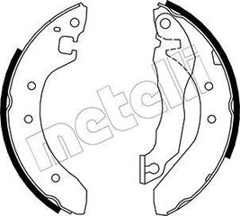 Σετ σιαγόνων φρένων METELLI 53-0005