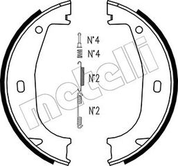 Σετ σιαγόνων φρένων, χειρόφρενο METELLI 53-0016K