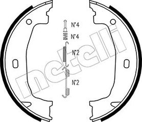 Σετ σιαγόνων φρένων, χειρόφρενο METELLI 53-0018K