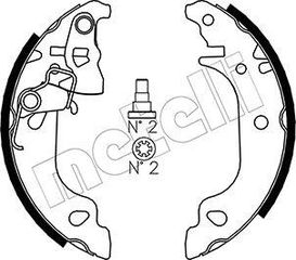 Σετ σιαγόνων φρένων METELLI 53-0079