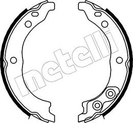 Σετ σιαγόνων φρένων, χειρόφρενο METELLI 53-0089