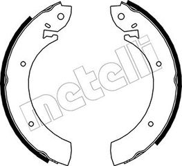 Σετ σιαγόνων φρένων METELLI 53-0100