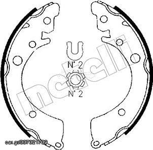 Σετ σιαγόνων φρένων METELLI 53-0149