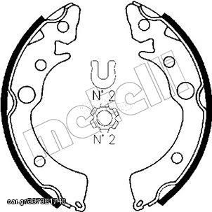 Σετ σιαγόνων φρένων METELLI 53-0150