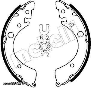 Σετ σιαγόνων φρένων METELLI 53-0151