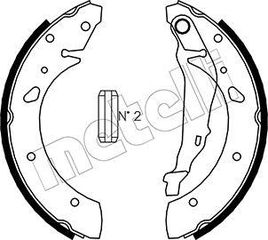 Σετ σιαγόνων φρένων METELLI 53-0157