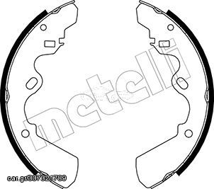 Σετ σιαγόνων φρένων METELLI 53-0190