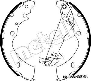 Σετ σιαγόνων φρένων METELLI 53-0194Y