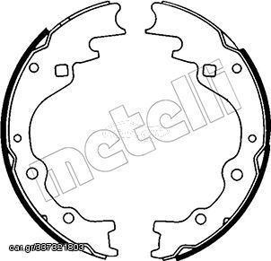 Σετ σιαγόνων φρένων METELLI 53-0202